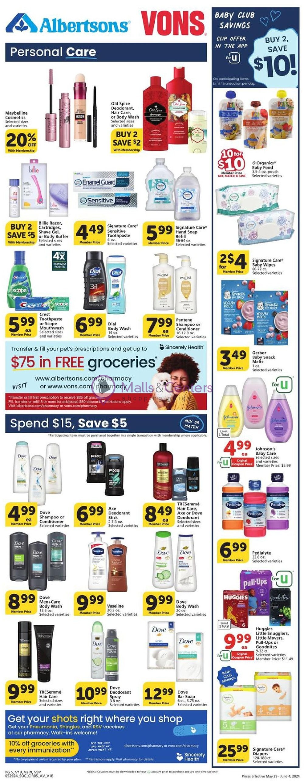 Weekly ad for Vons valid: 05/29/2024 - 06/04/2024, page 4