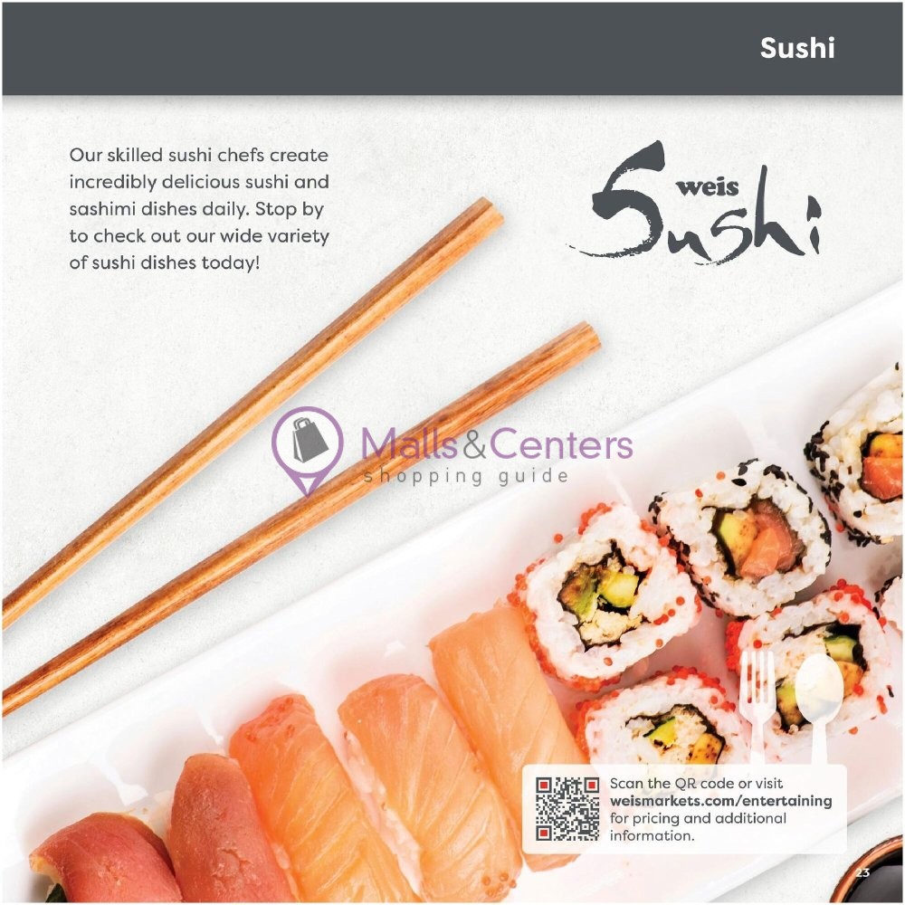 Weekly ad for Weis Markets valid: 05/17/2024 - 12/31/2024, page 23