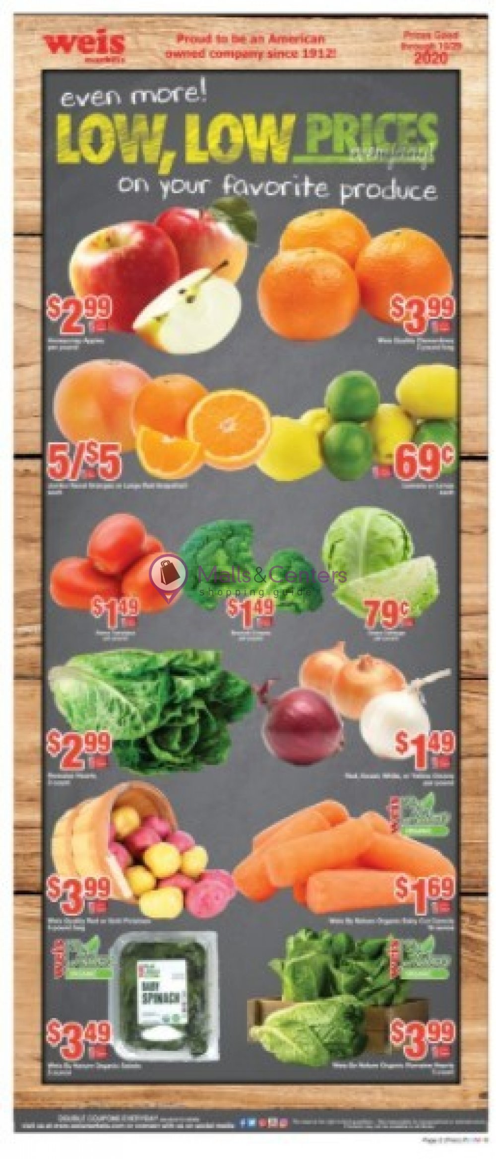 Weis Markets Weekly Ad sales & flyers specials MallsCenters