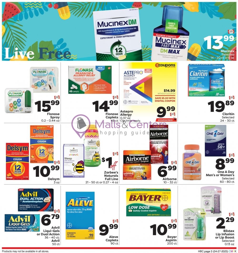 Weis Markets Weekly ad valid from 04/27/2023 to 05/31/2023 MallsCenters