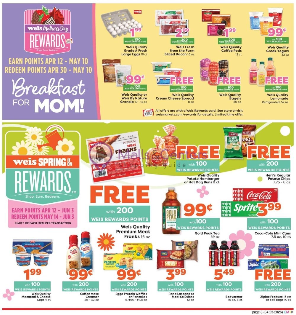 Weekly ad for Weis Markets valid: 04/23/2026 - 05/20/2026, page 12