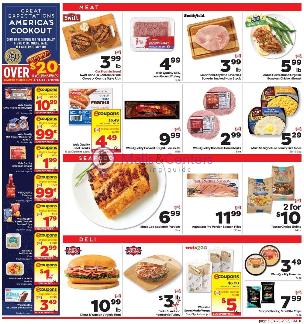 Weekly ad for Weis Markets valid: 04/23/2026 - 05/20/2026, page 8