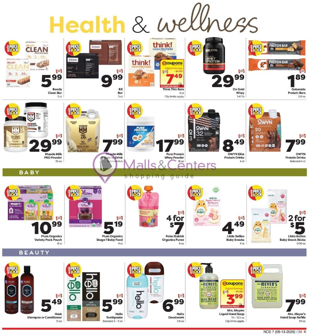 Weekly ad for Weis Markets valid: 08/13/2026 - 09/09/2026, page 7