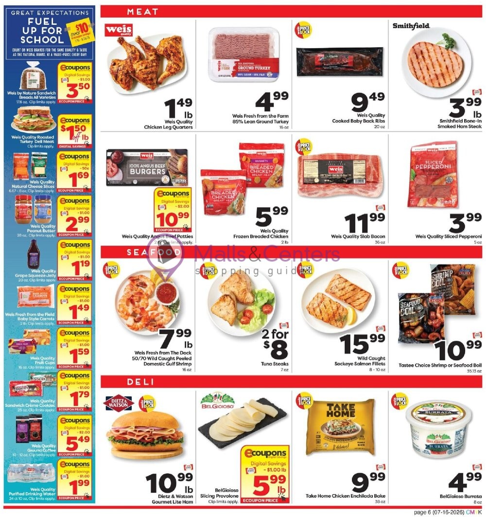 Weekly ad for Weis Markets valid: 07/16/2026 - 08/12/2026, page 7
