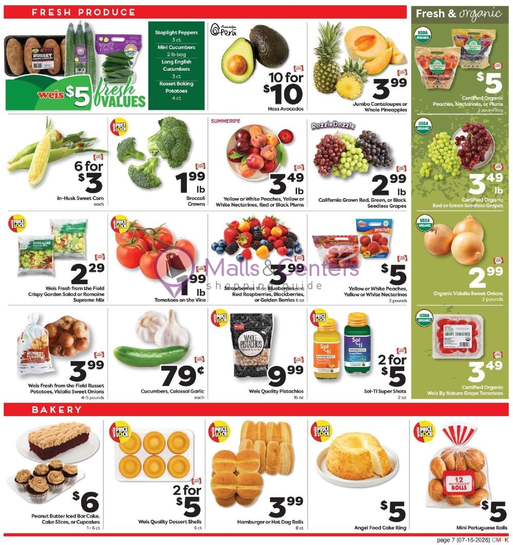 Weekly ad for Weis Markets valid: 07/16/2026 - 08/12/2026, page 8