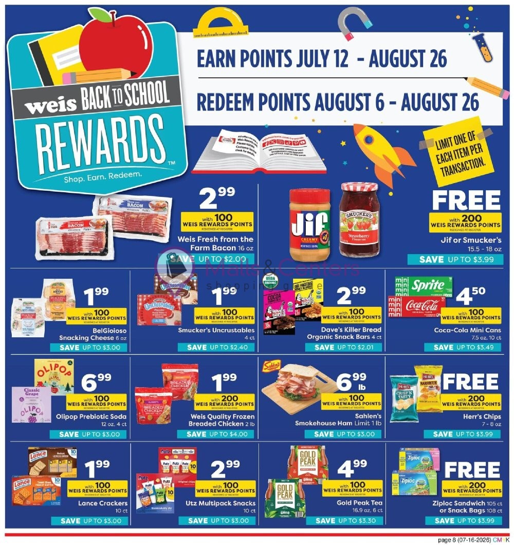 Weekly ad for Weis Markets valid: 07/16/2026 - 08/12/2026, page 9