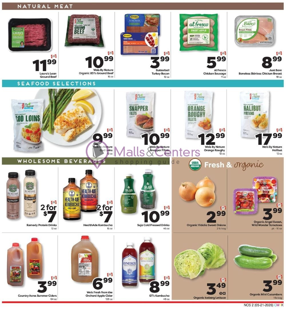 Weekly ad for Weis Markets valid: 05/21/2026 - 06/17/2026, page 2