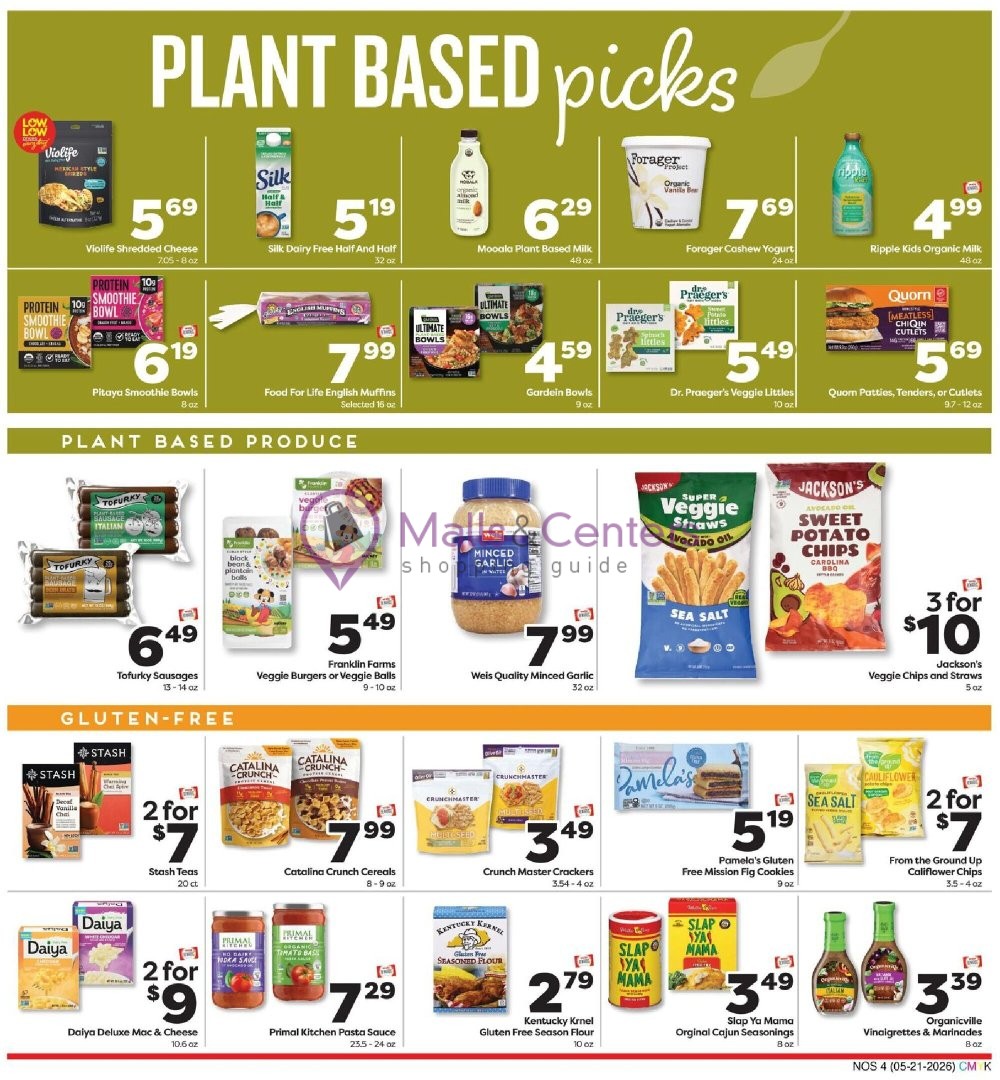 Weekly ad for Weis Markets valid: 05/21/2026 - 06/17/2026, page 4