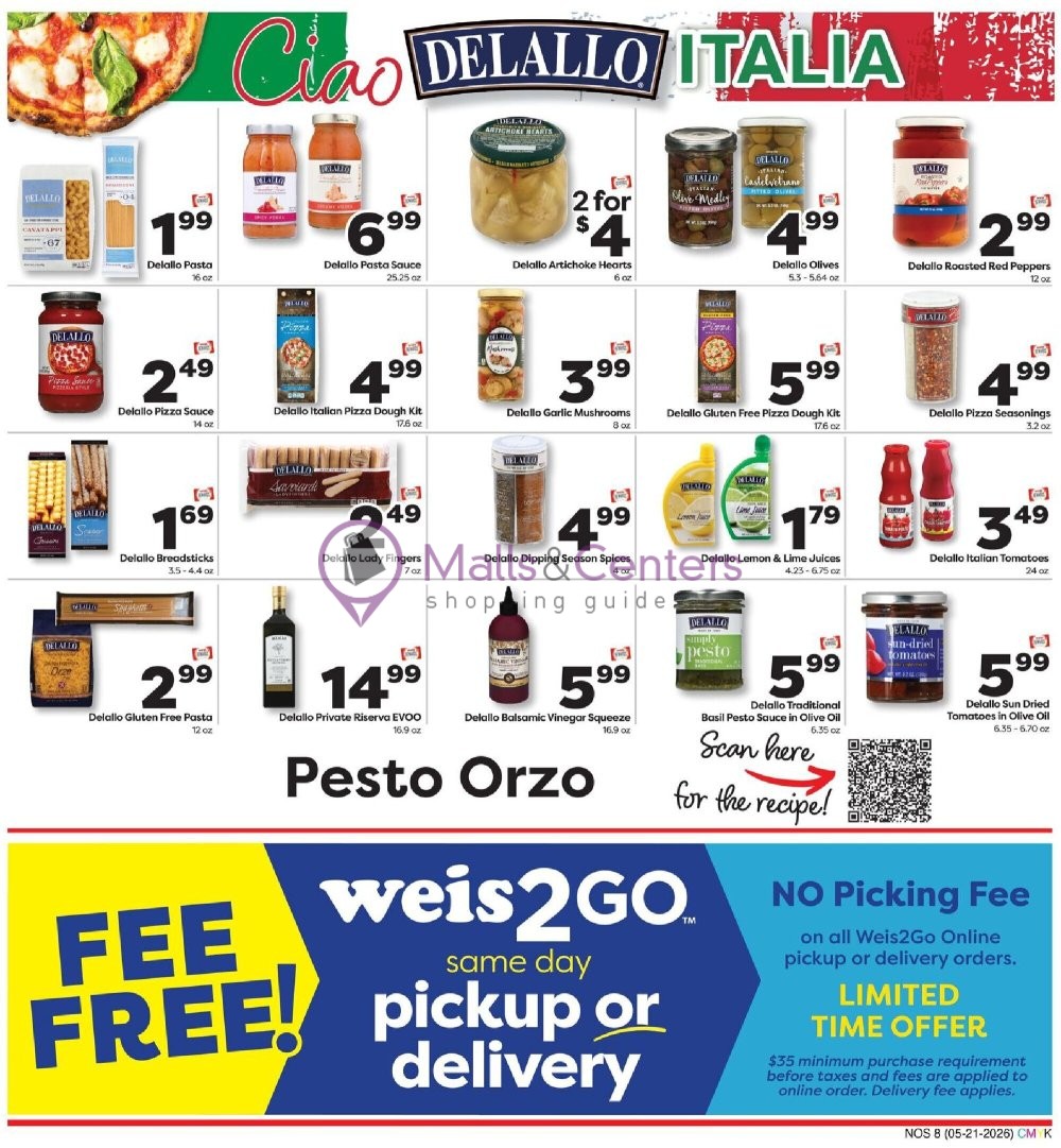 Weekly ad for Weis Markets valid: 05/21/2026 - 06/17/2026, page 8