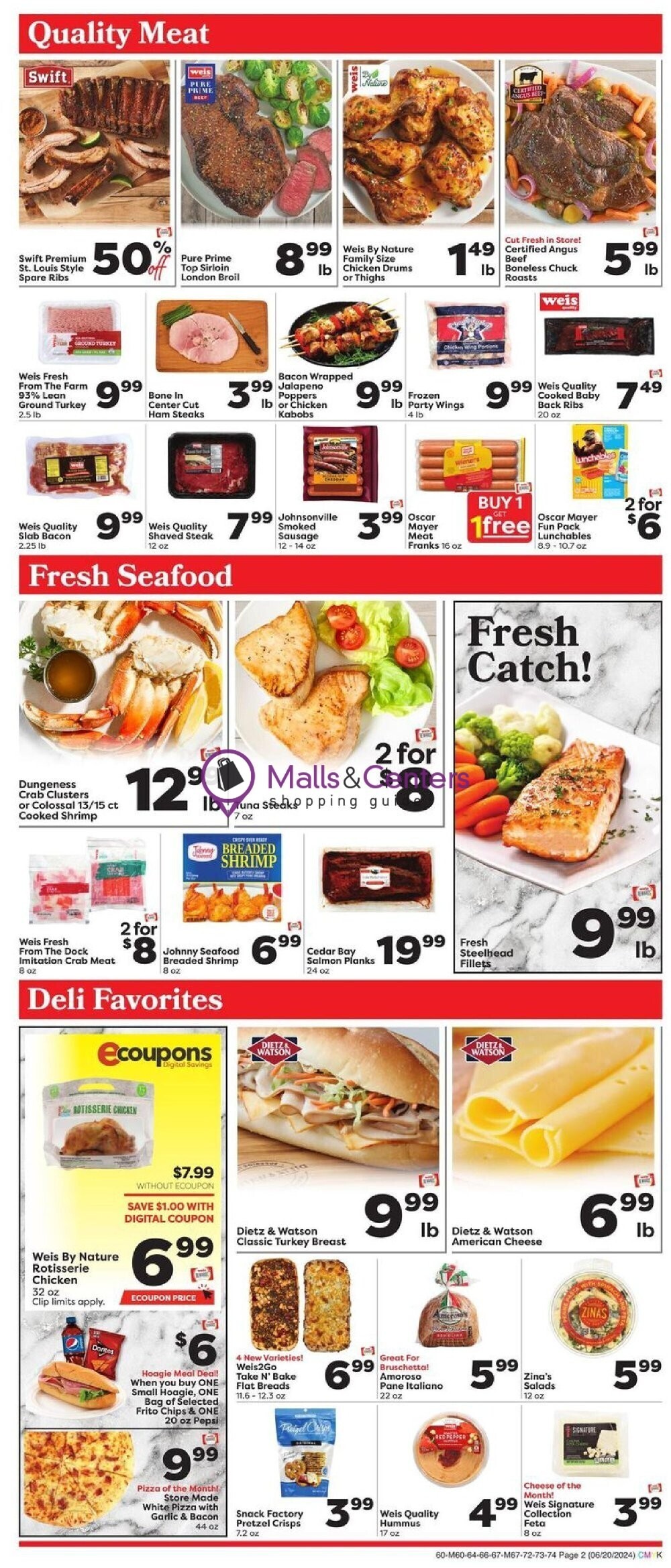 Weekly ad for Weis Markets valid: 06/20/2024 - 07/24/2024, page 3