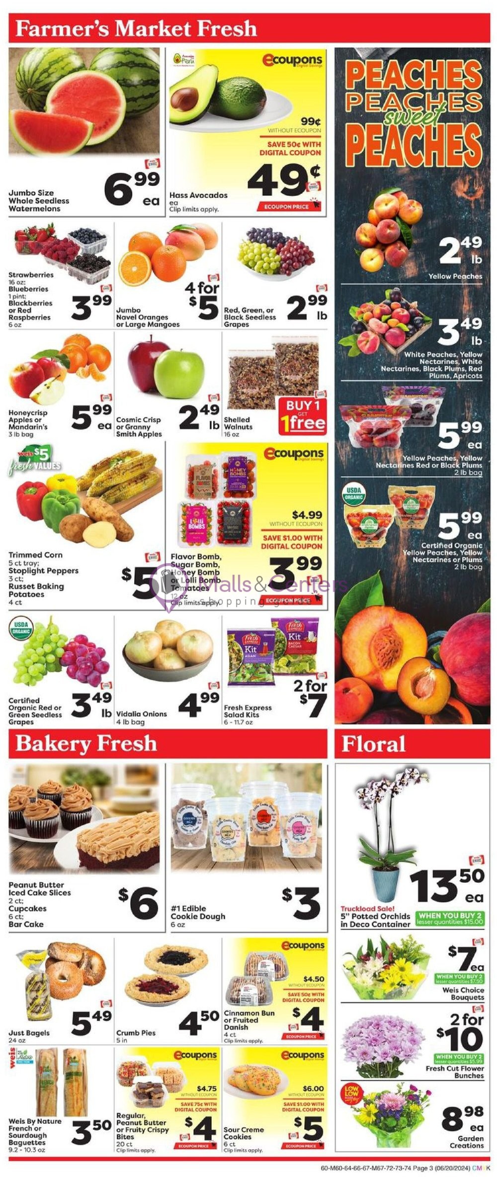 Weekly ad for Weis Markets valid: 06/20/2024 - 07/24/2024, page 4