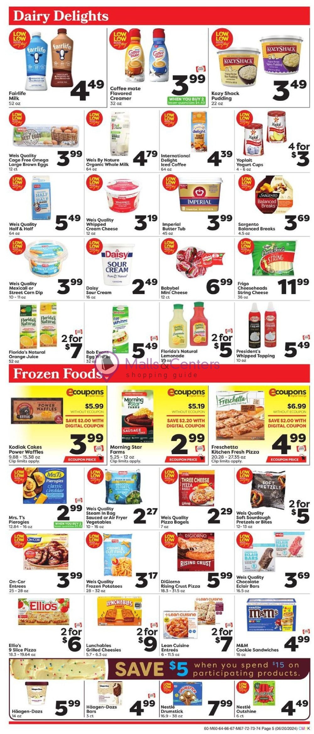 Weekly ad for Weis Markets valid: 06/20/2024 - 07/24/2024, page 6