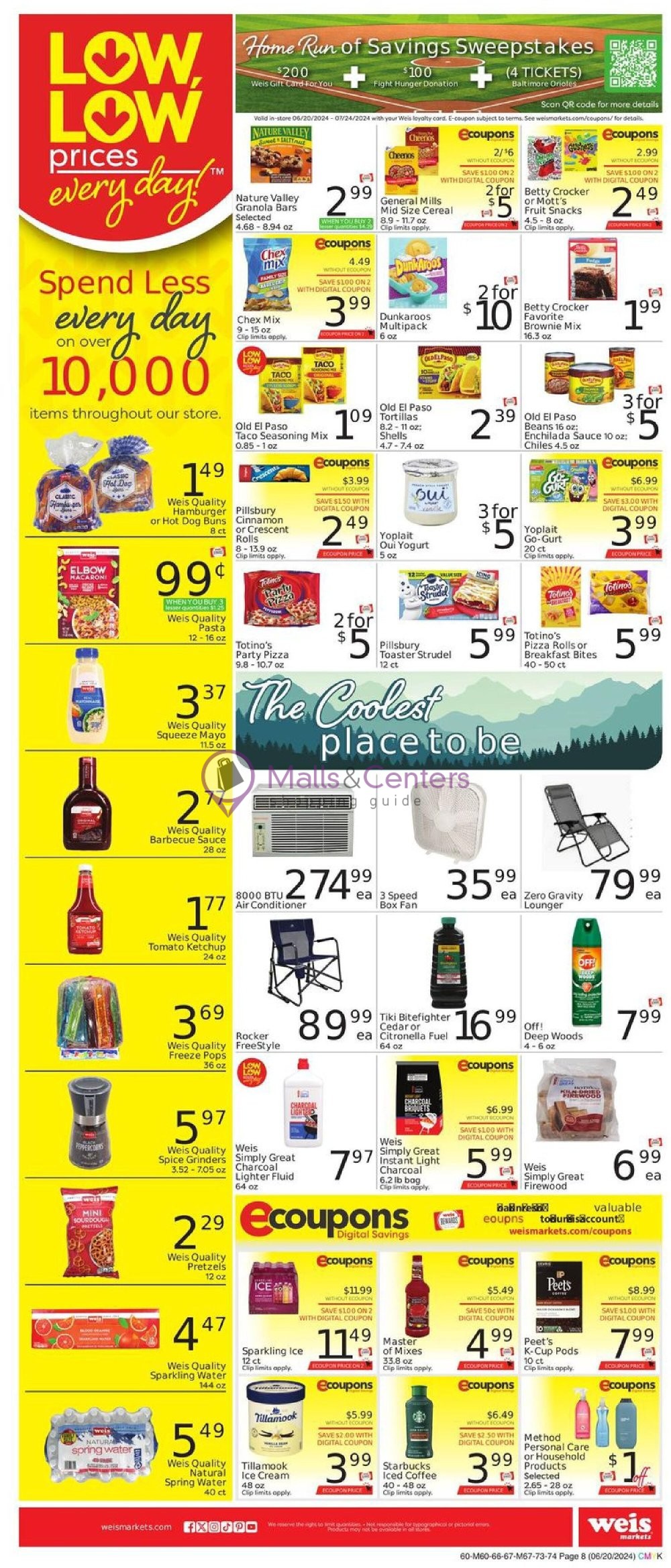 Weekly ad for Weis Markets valid: 06/20/2024 - 07/24/2024, page 9