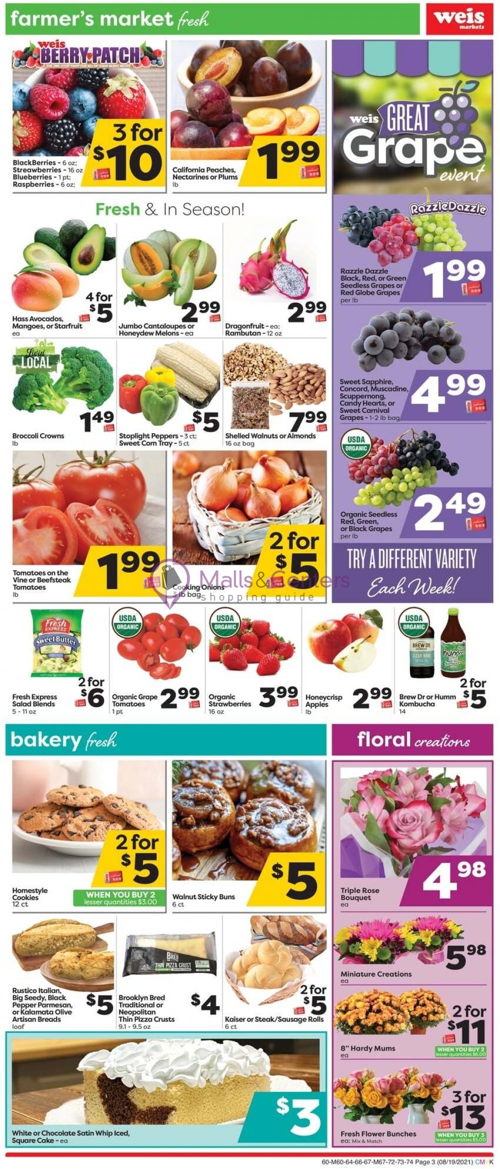 Weis Markets Weekly Ad sales & flyers specials MallsCenters