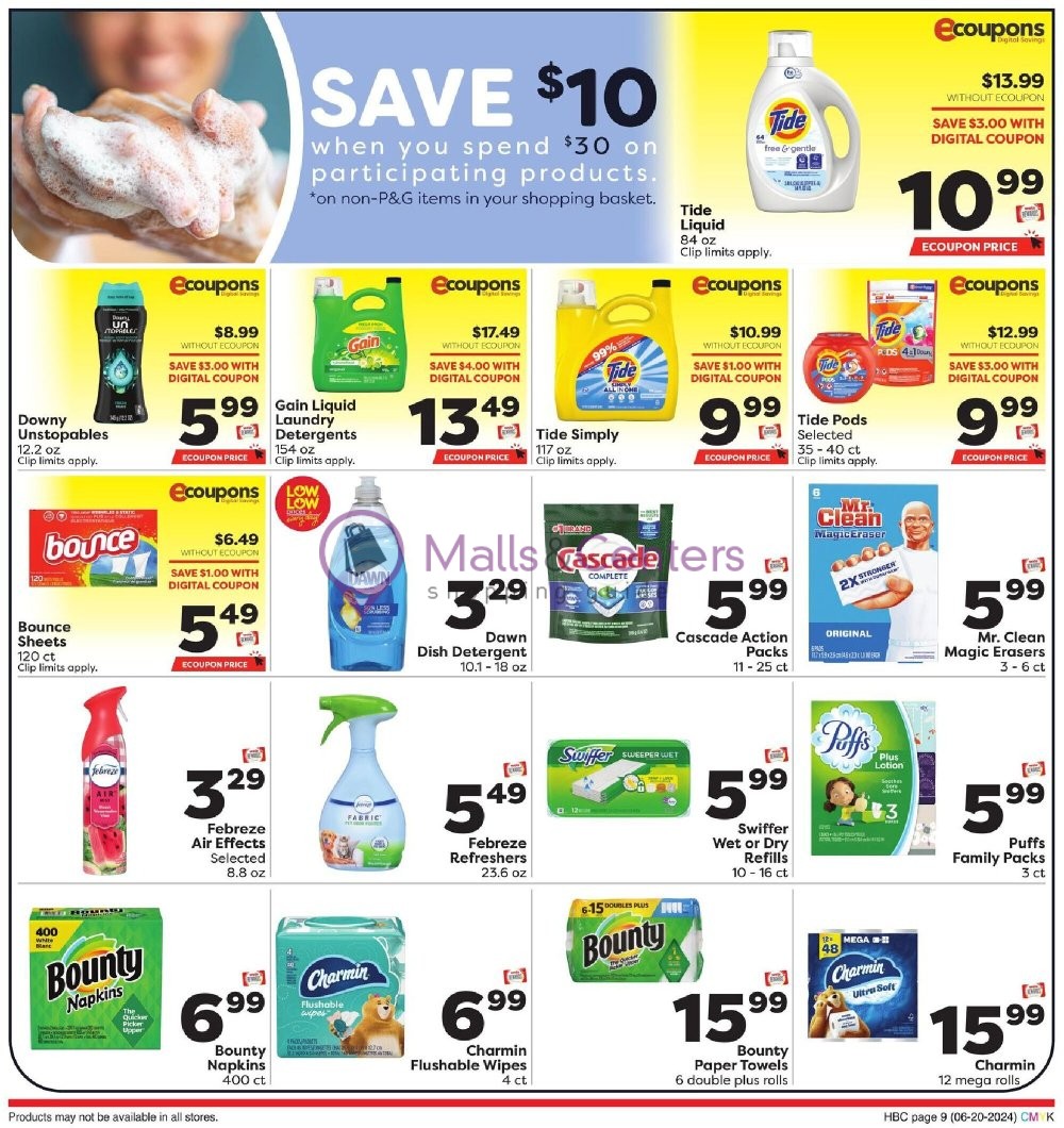 Weekly ad for Weis Markets valid: 06/20/2024 - 07/24/2024, page 9