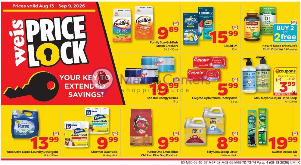 Weekly ad for Weis Markets valid: 08/13/2026 - 08/19/2026, page 3