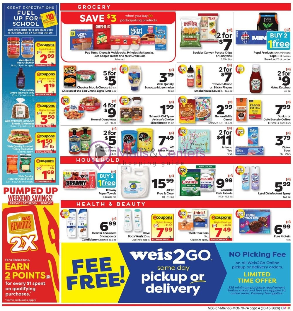 Weekly ad for Weis Markets valid: 08/13/2026 - 08/19/2026, page 7
