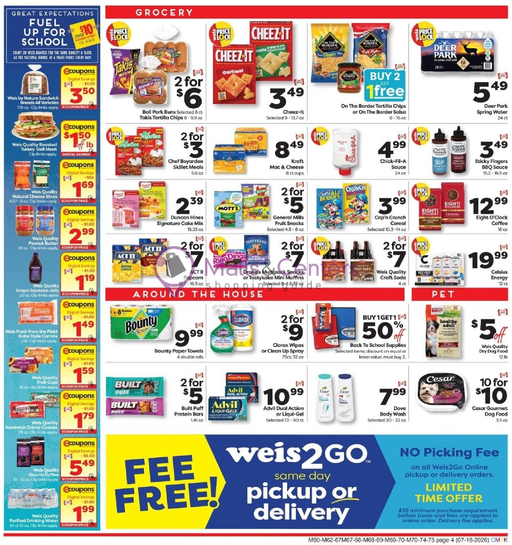 Weekly ad for Weis Markets valid: 07/16/2026 - 07/22/2026, page 7