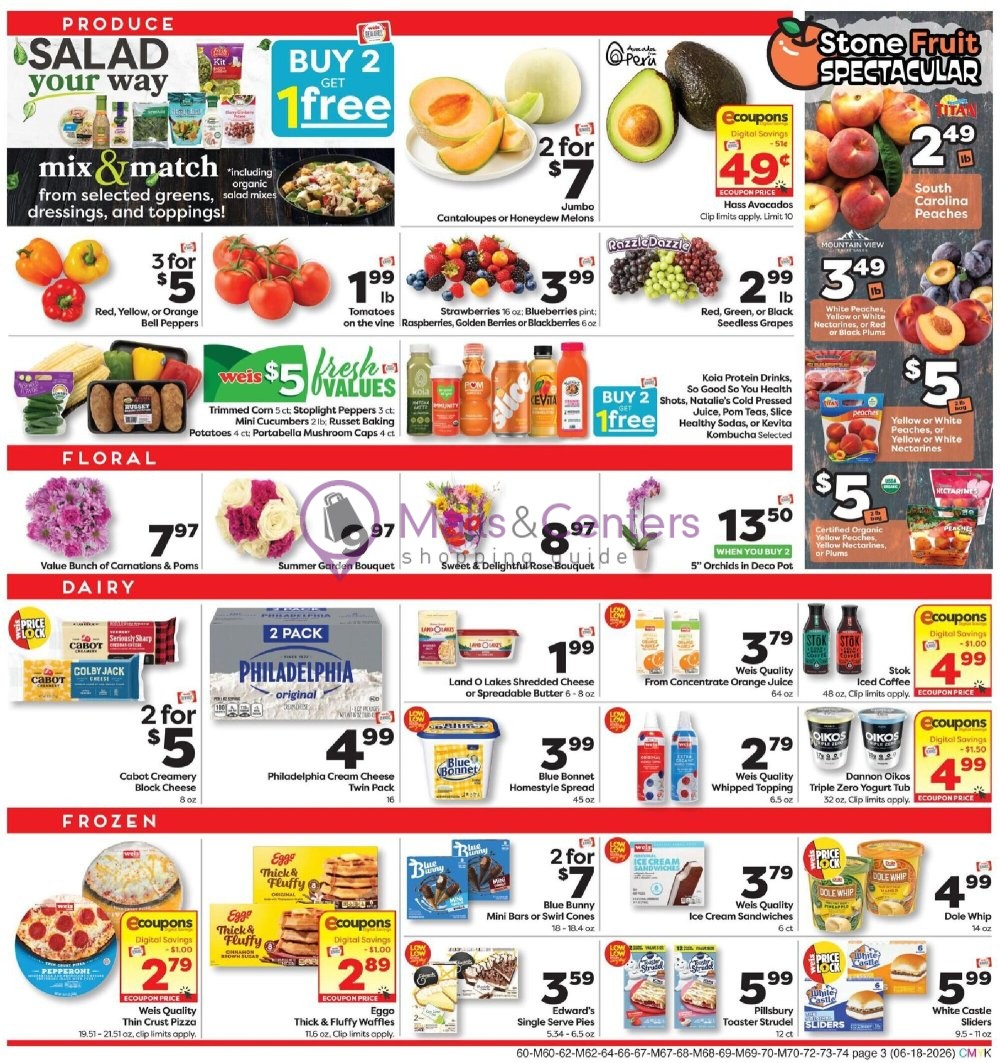 Weekly ad for Weis Markets valid: 06/18/2026 - 06/24/2026, page 6