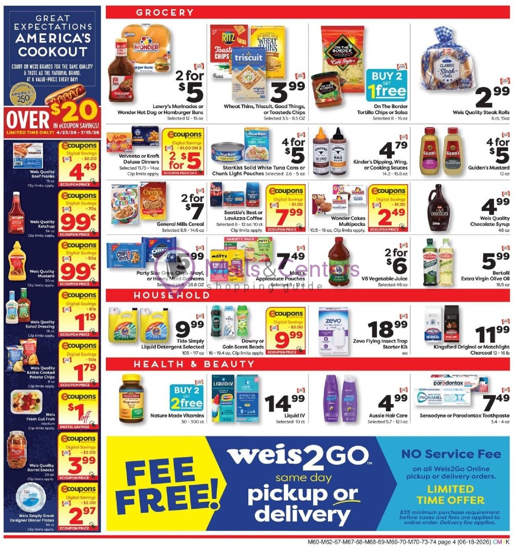 Weekly ad for Weis Markets valid: 06/18/2026 - 06/24/2026, page 7