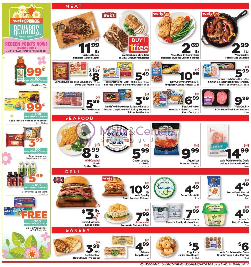 Weekly ad for Weis Markets valid: 05/14/2026 - 05/20/2026, page 2