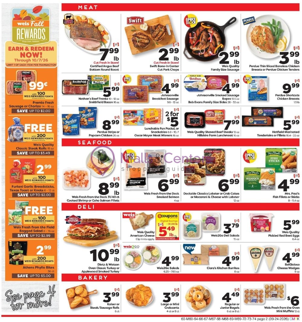 Weekly ad for Weis Markets valid: 09/24/2026 - 09/30/2026, page 2