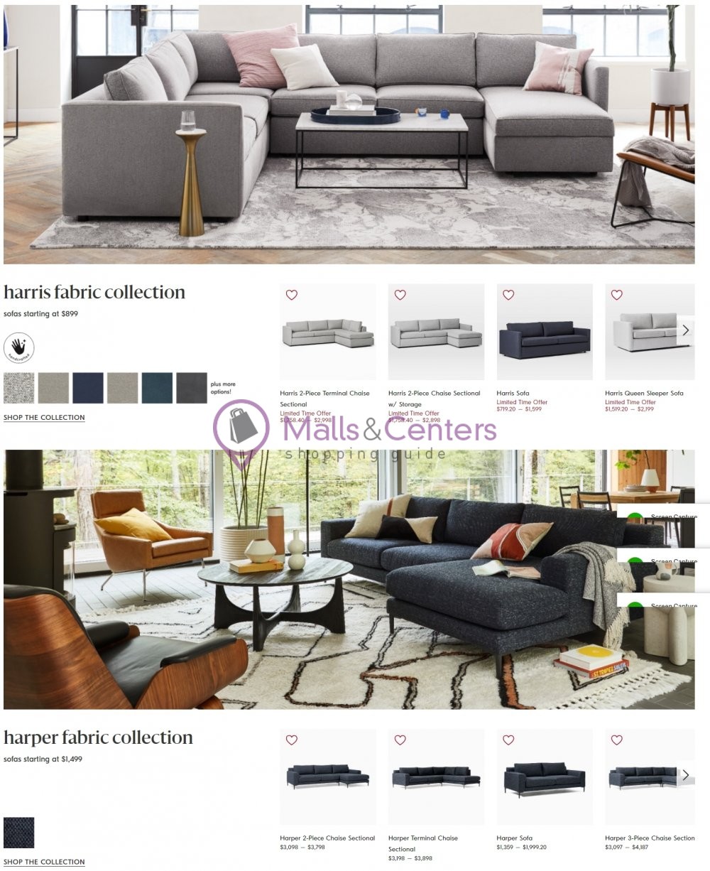 West Elm Weekly Ad sales & flyers specials MallsCenters