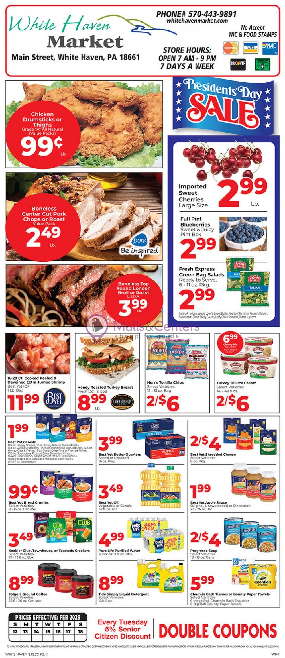 White Haven Market Weekly ad valid from 02/12/2023 to 02/18/2023