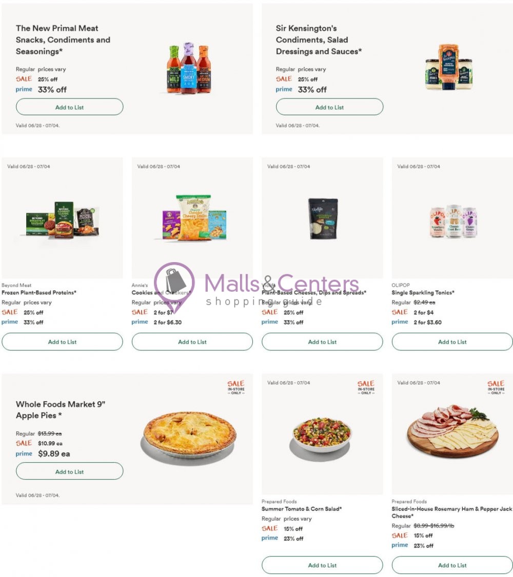 Weekly ad for Whole Foods Market valid: 06/28/2023 - 07/04/2023, page 4