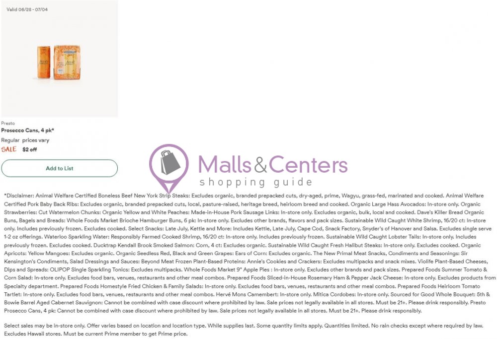 Weekly ad for Whole Foods Market valid: 06/28/2023 - 07/04/2023, page 6