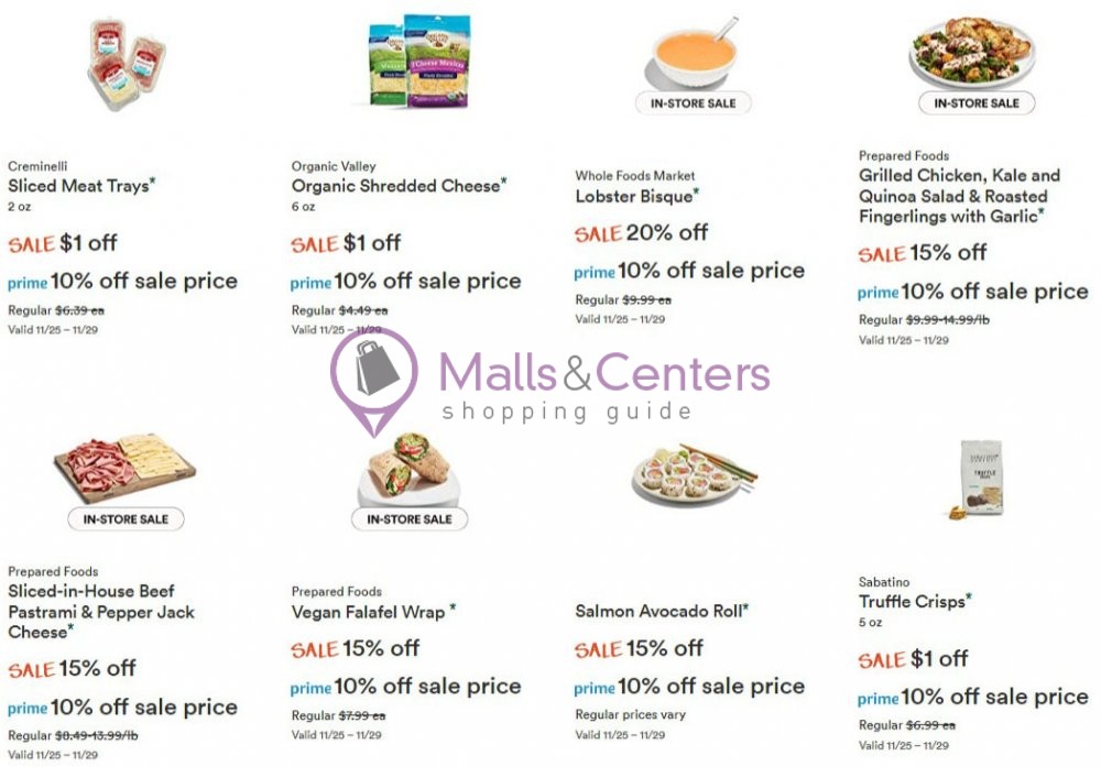 Whole Foods Market Weekly ad valid from 11/25/2022 to 11/29/2022 MallsCenters