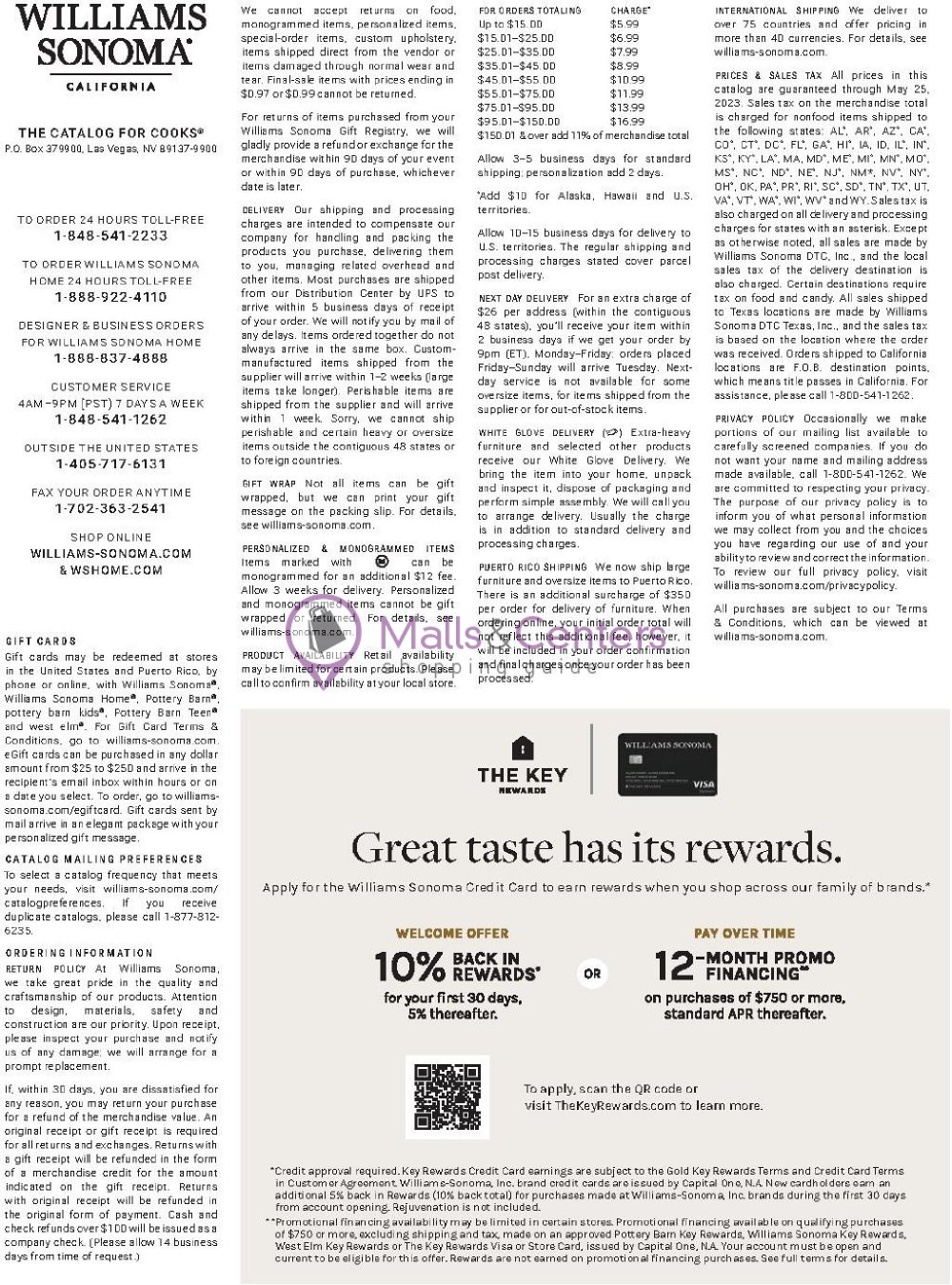 Weekly ad for Williams-Sonoma valid: 03/01/2023 - 05/31/2023, page 34 Weekly ad for Williams-Sonoma valid: 03/01/2023 - 05/31/2023, page 34