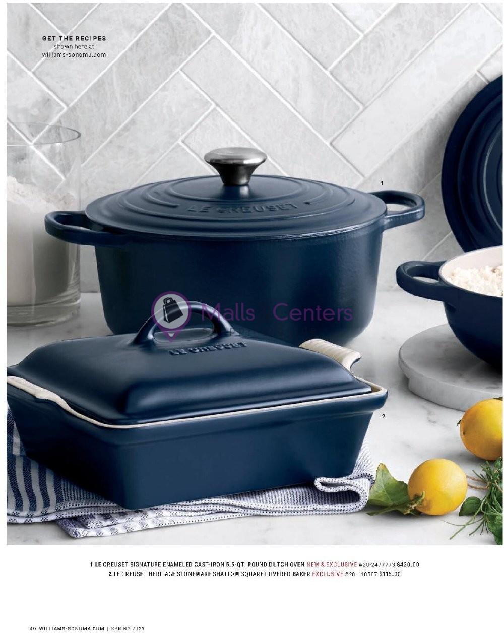Weekly ad for Williams-Sonoma valid: 03/01/2023 - 05/31/2023, page 40 Weekly ad for Williams-Sonoma valid: 03/01/2023 - 05/31/2023, page 40