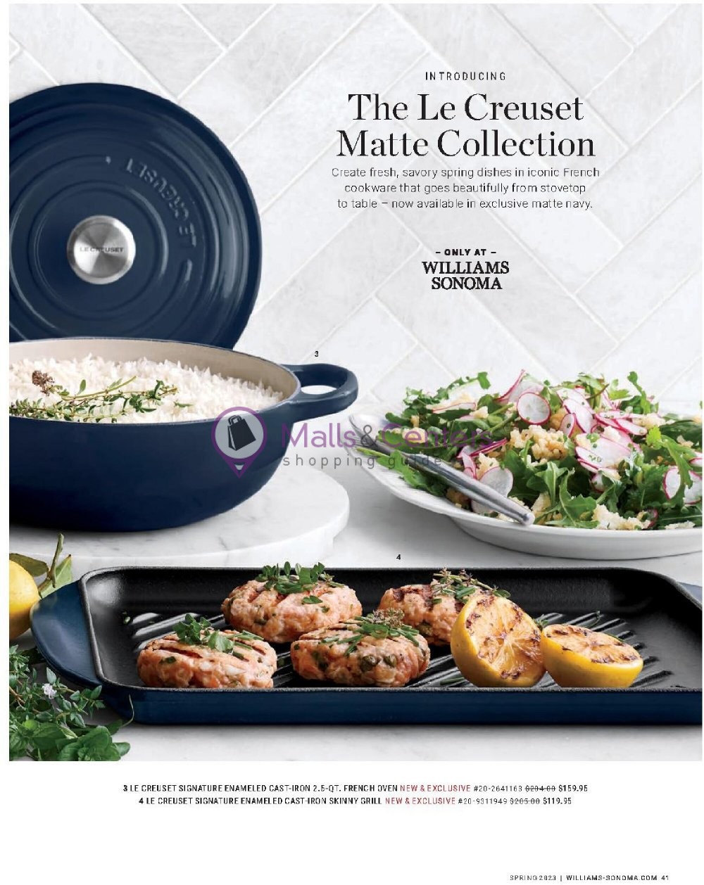 Weekly ad for Williams-Sonoma valid: 03/01/2023 - 05/31/2023, page 41 Weekly ad for Williams-Sonoma valid: 03/01/2023 - 05/31/2023, page 41