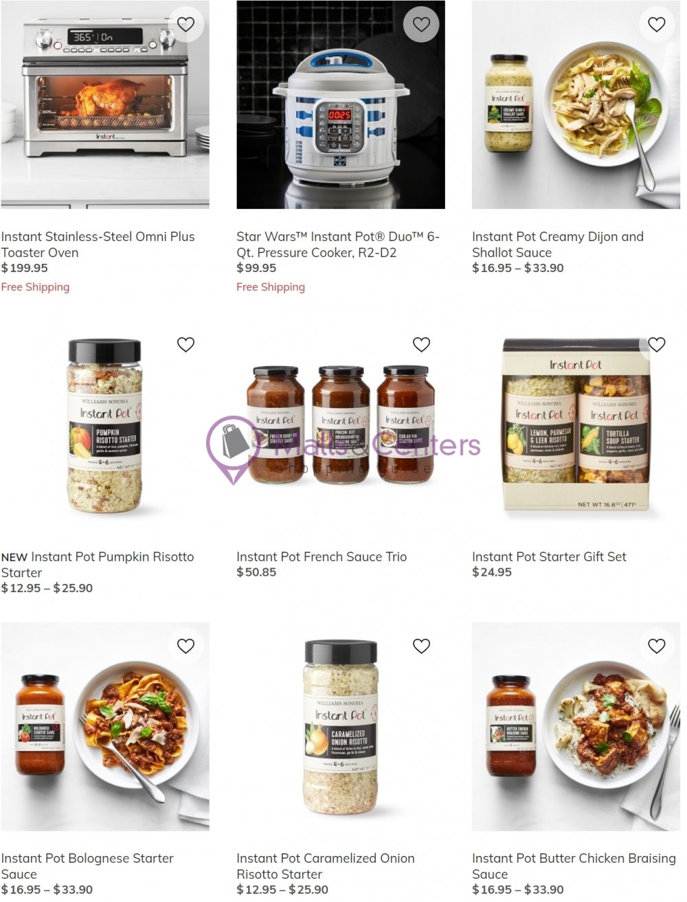 WilliamsSonoma Weekly Ad sales & flyers specials MallsCenters