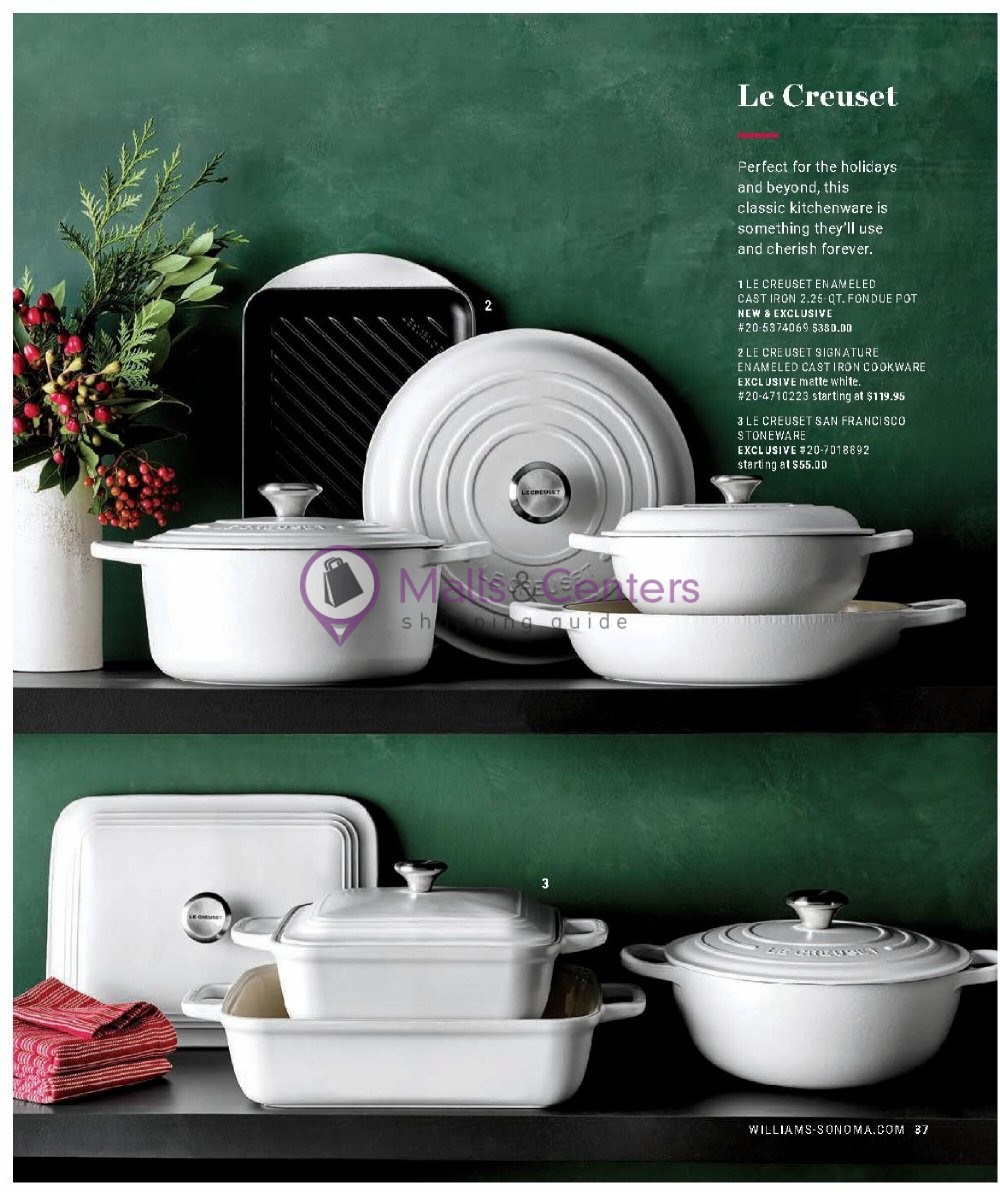 Weekly ad for Williams-Sonoma valid: 12/01/2023 - 12/31/2023, page 37