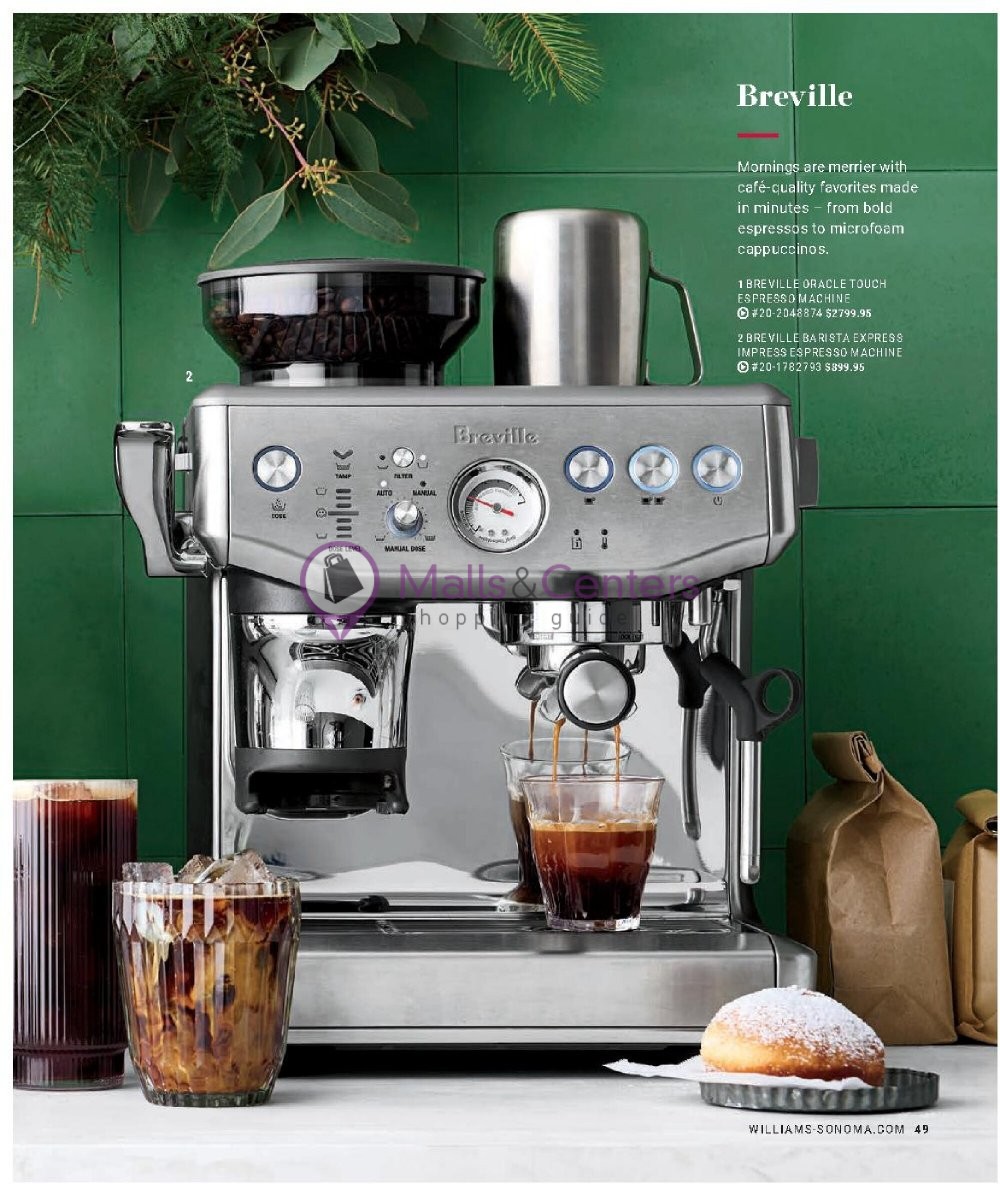 Weekly ad for Williams-Sonoma valid: 12/01/2023 - 12/31/2023, page 49