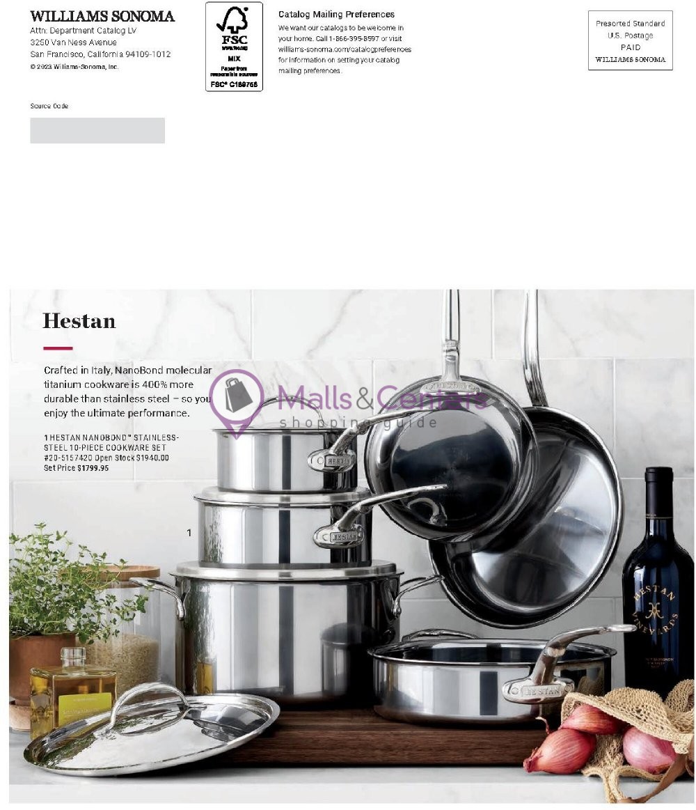 Weekly ad for Williams-Sonoma valid: 12/01/2023 - 12/31/2023, page 64