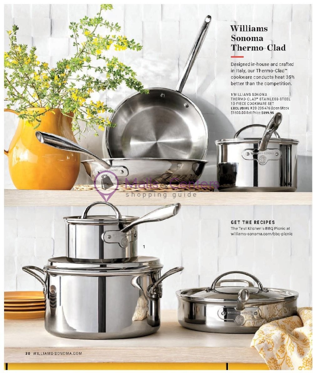 Weekly ad for Williams-Sonoma valid: 06/01/2024 - 06/30/2024, page 30 Weekly ad for Williams-Sonoma valid: 06/01/2024 - 06/30/2024, page 30