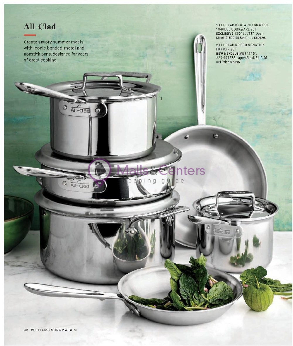 Weekly ad for Williams-Sonoma valid: 06/01/2024 - 06/30/2024, page 38 Weekly ad for Williams-Sonoma valid: 06/01/2024 - 06/30/2024, page 38