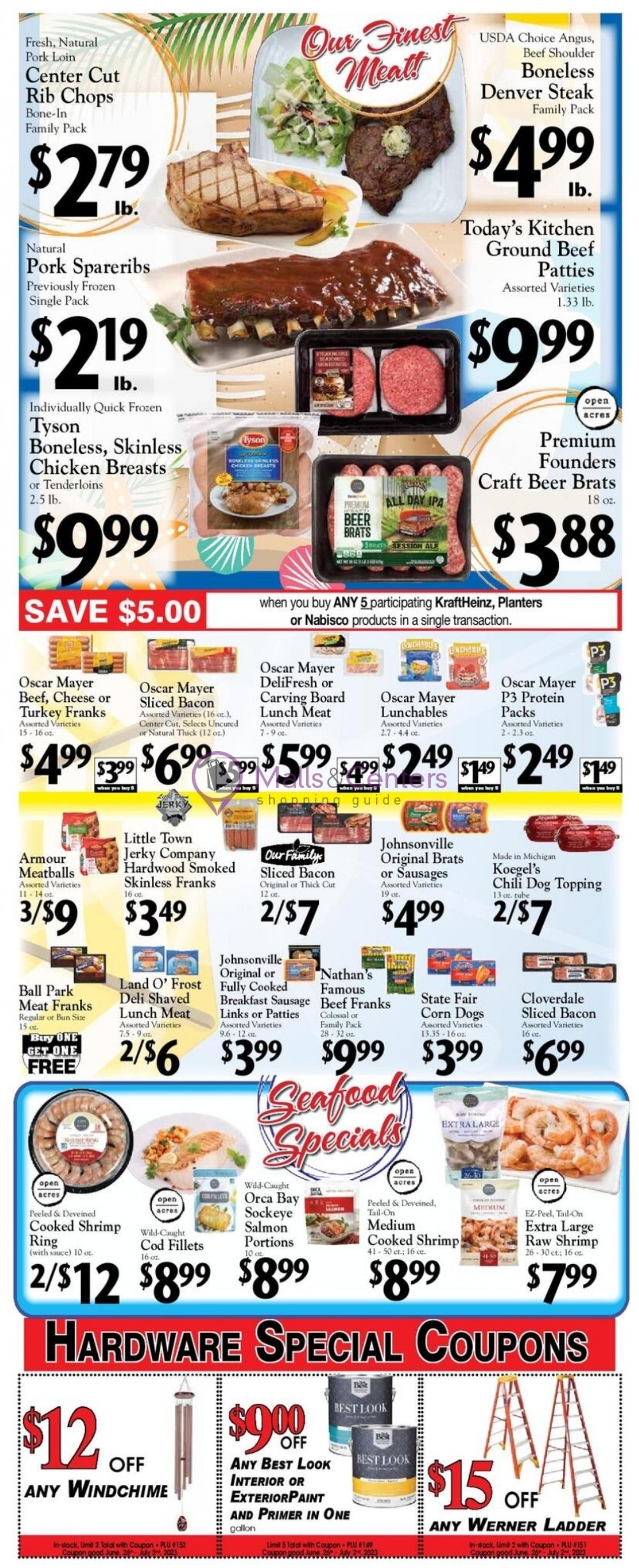 Weekly ad for Wingert's Food Center valid: 06/26/2023 - 07/02/2023, page 6