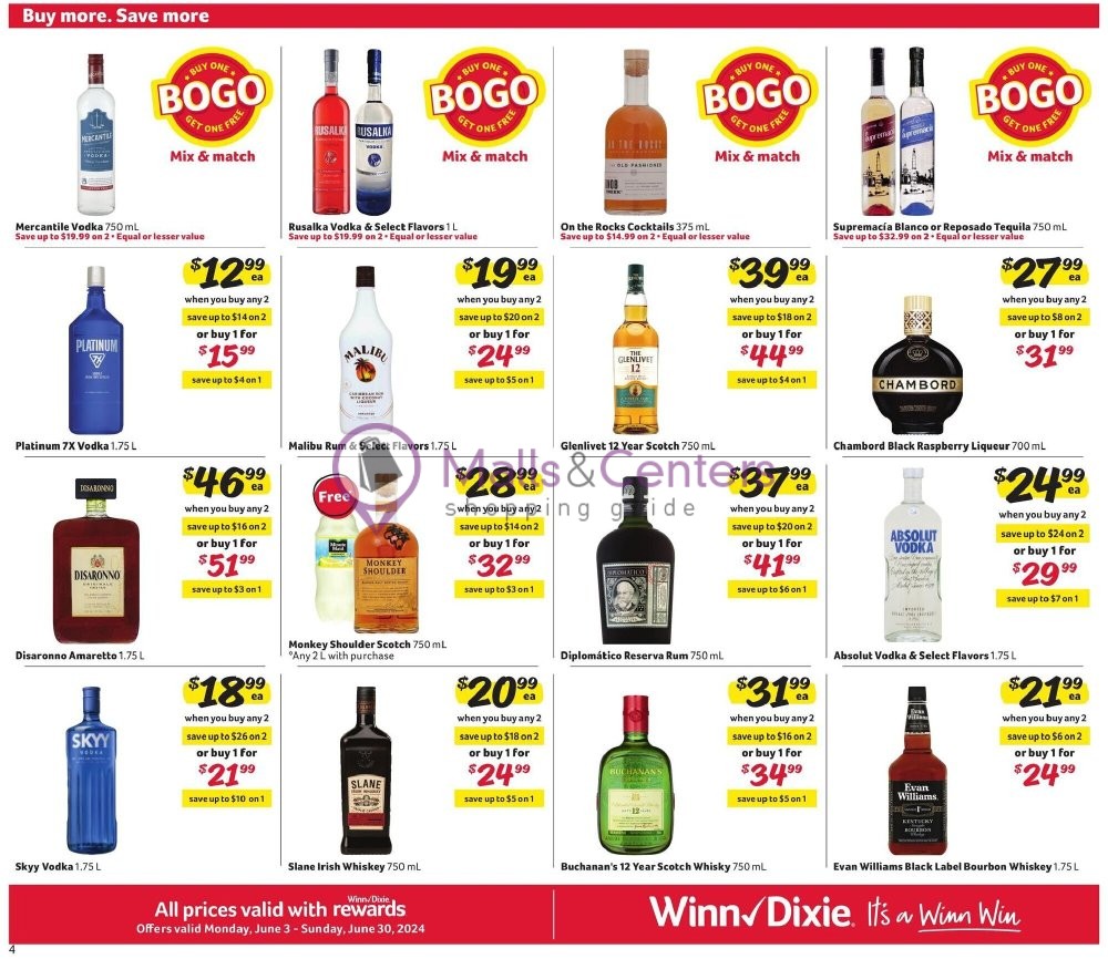 Weekly ad for Winn Dixie valid: 06/03/2024 - 06/30/2024, page 4