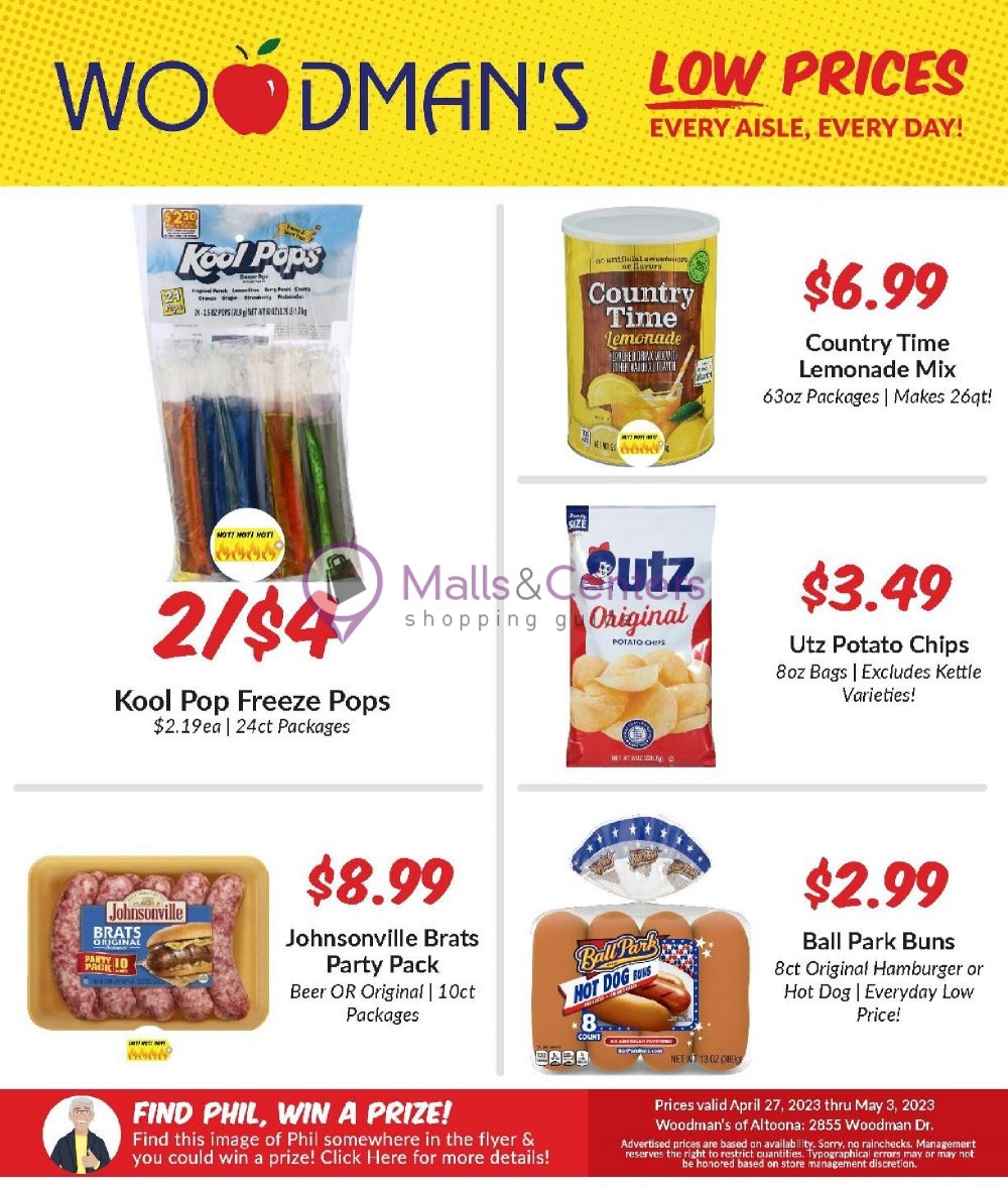 Woodman's Markets Weekly ad valid from 04/27/2023 to 05/03/2023