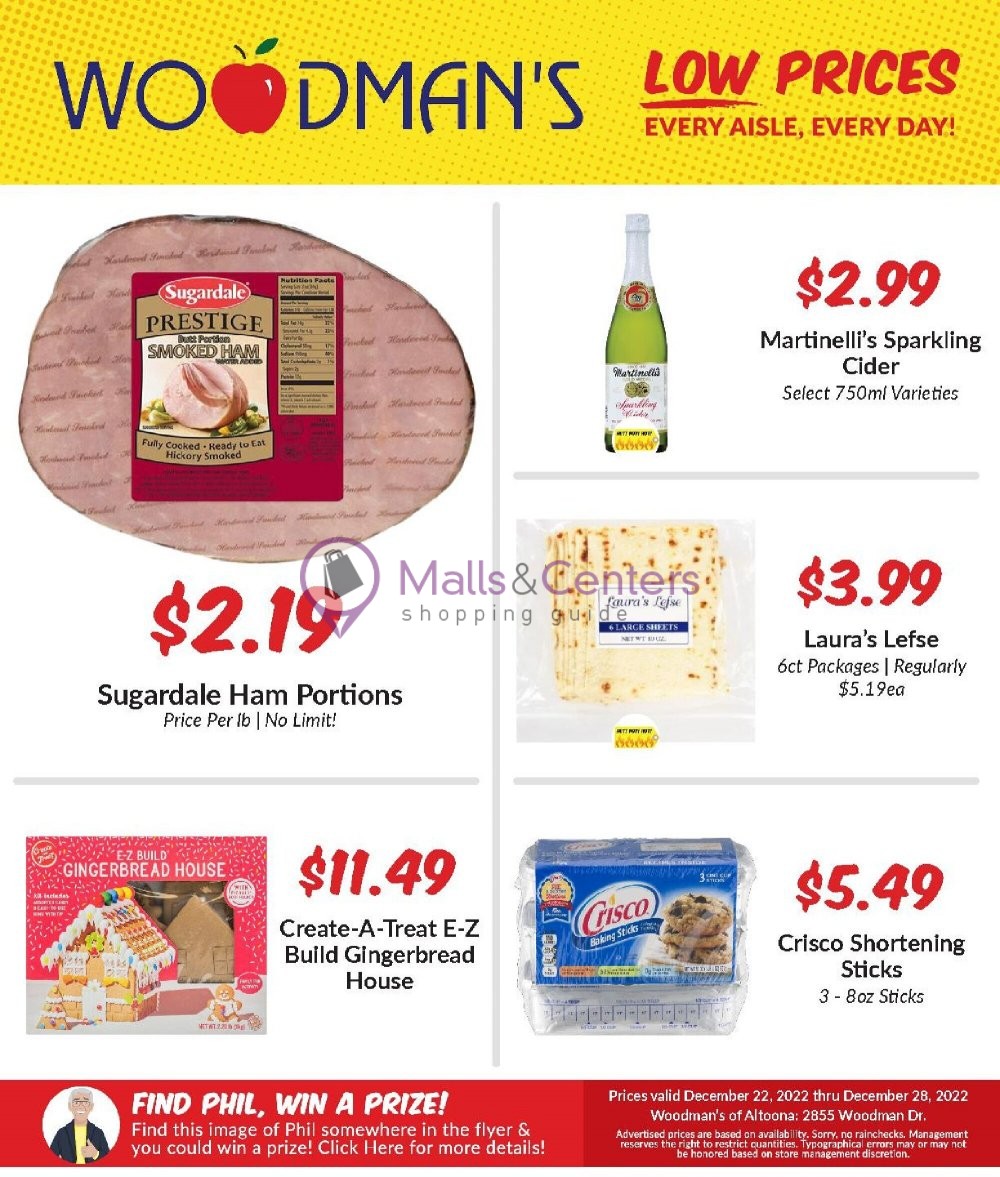 Woodman's Markets Weekly ad valid from 12/22/2022 to 12/28/2022