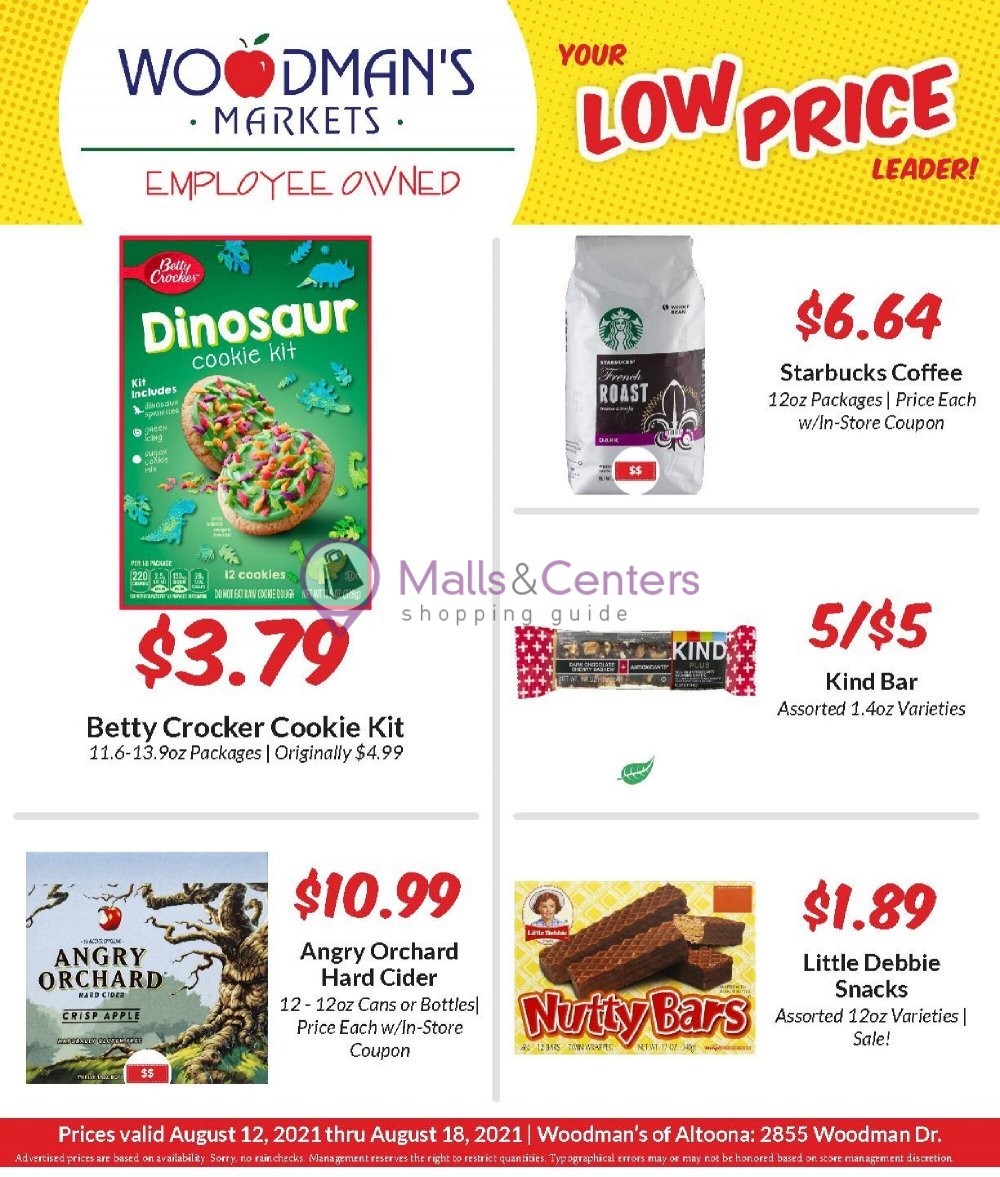 Woodman's Markets Weekly Ad sales & flyers specials MallsCenters
