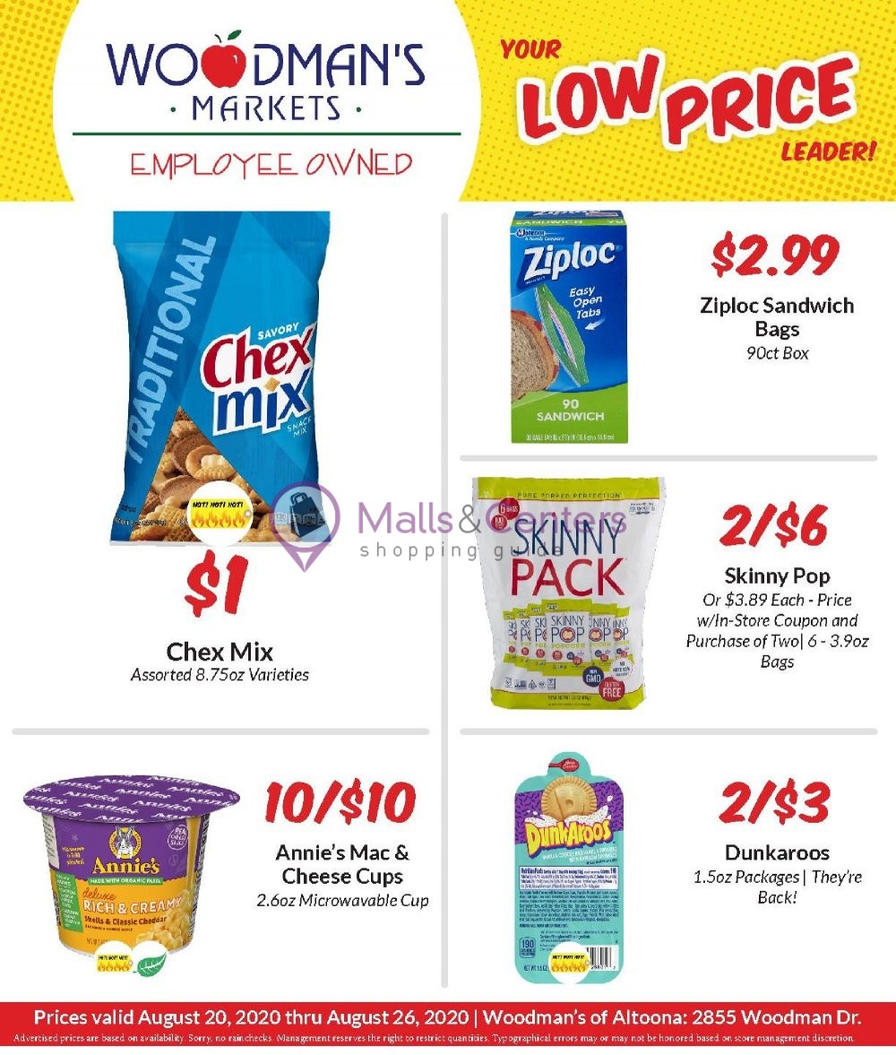 Woodman's Markets Weekly Ad sales & flyers specials MallsCenters