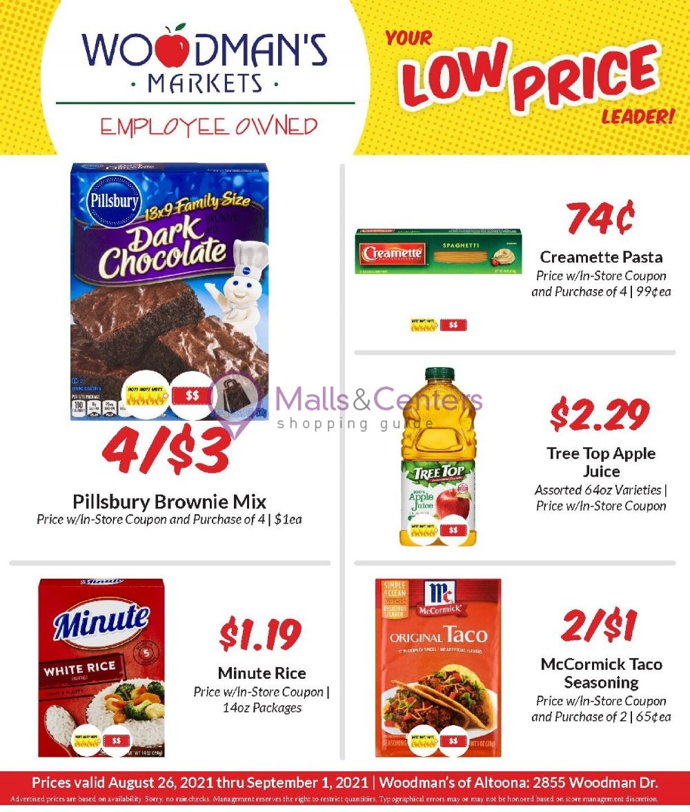 Woodman's Markets Weekly Ad sales & flyers specials MallsCenters