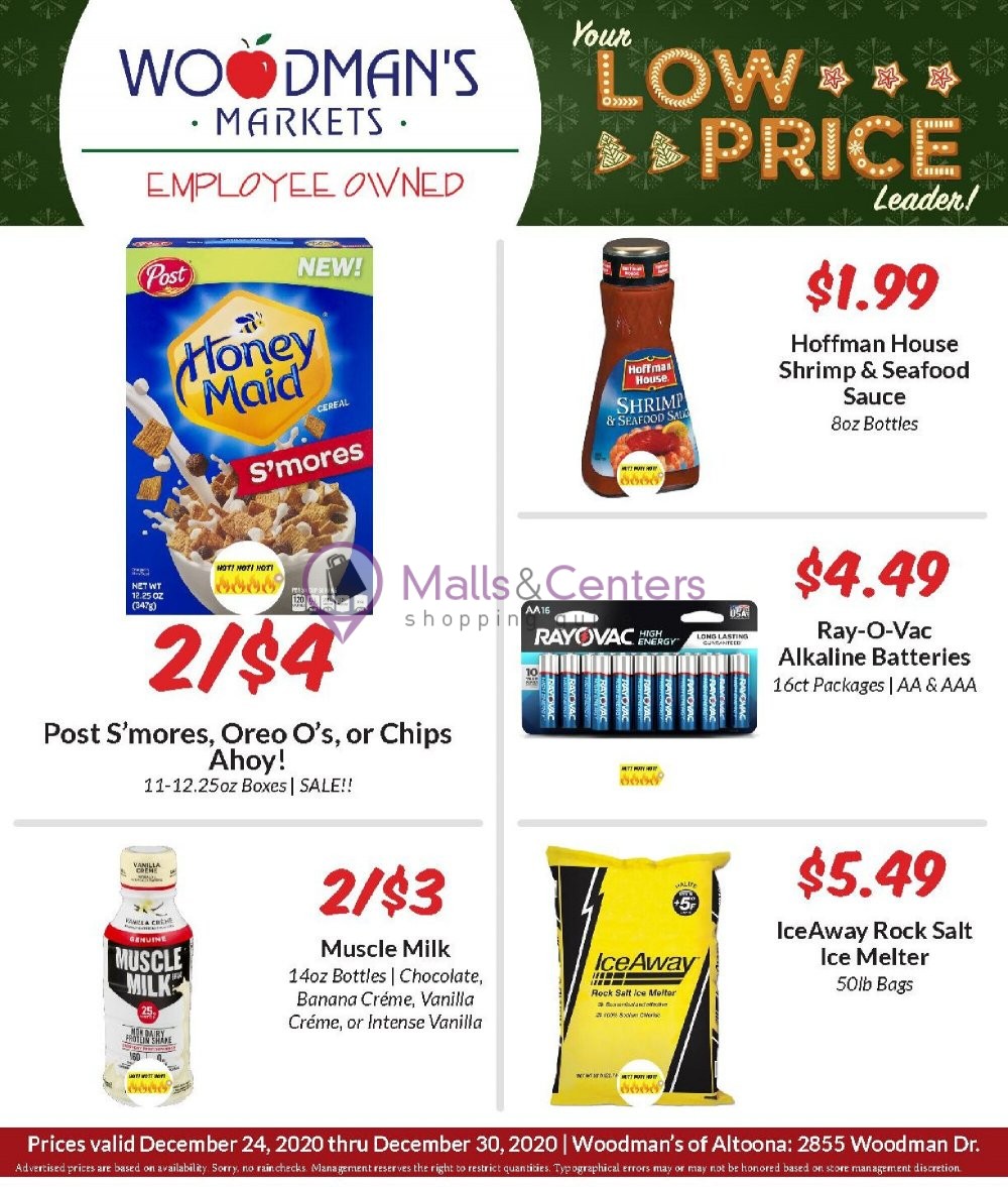 Woodman's Markets Weekly ad valid from 12/24/2020 to 12/30/2020