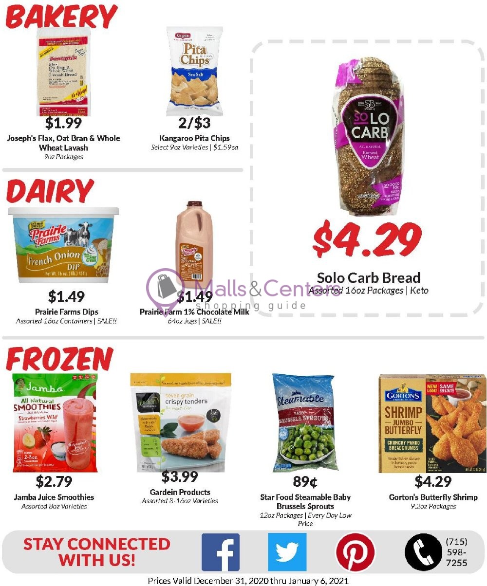 Woodman's Markets Weekly ad valid from 12/31/2020 to 01/06/2021