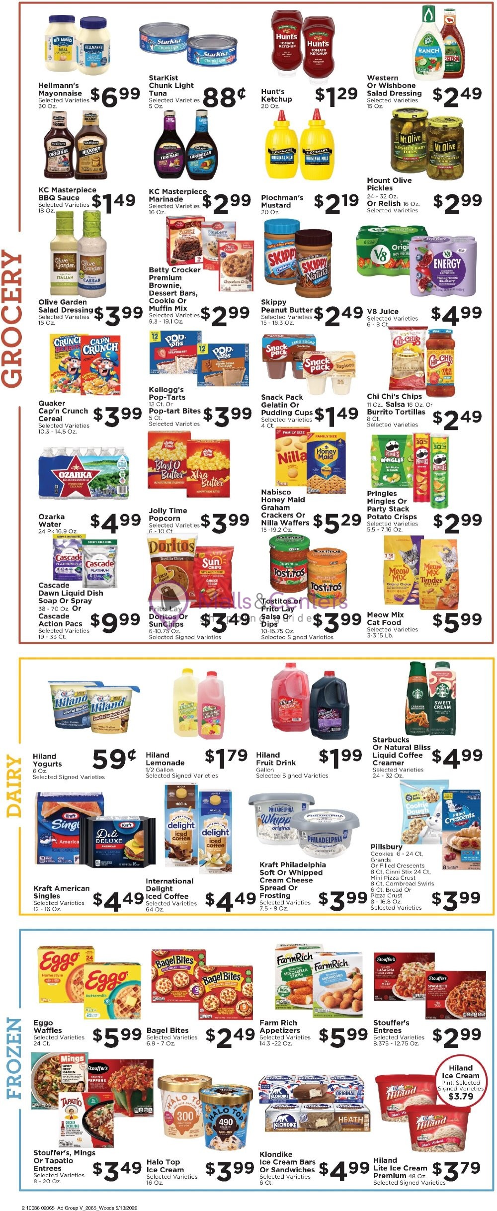 Weekly ad for Woods Supermarket valid: 05/13/2026 - 05/19/2026, page 2